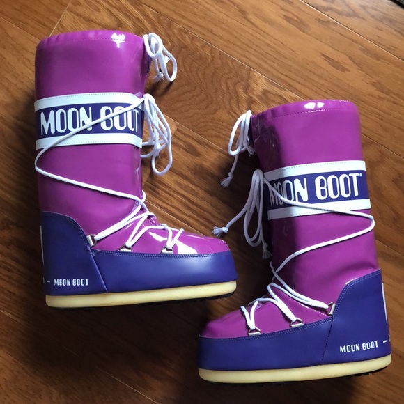 Tecnica Shoes - Moon boots snow tall unique lace up size 7-8.5